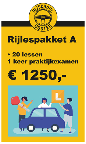 rijlespakket A rijschool ooster A